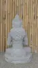 Product image 5 of the product “Seated Dewi Sri, position chakra turning the wheel, 79 cm high riverstone grey, modell with sativa ”